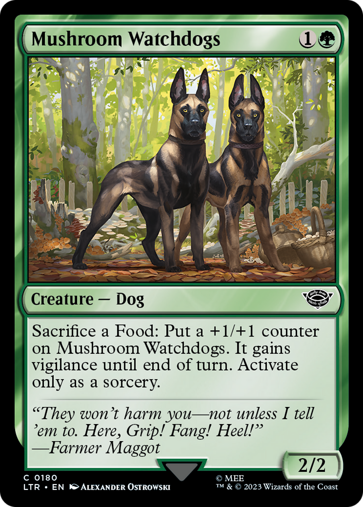 Mushroom Watchdogs Foil