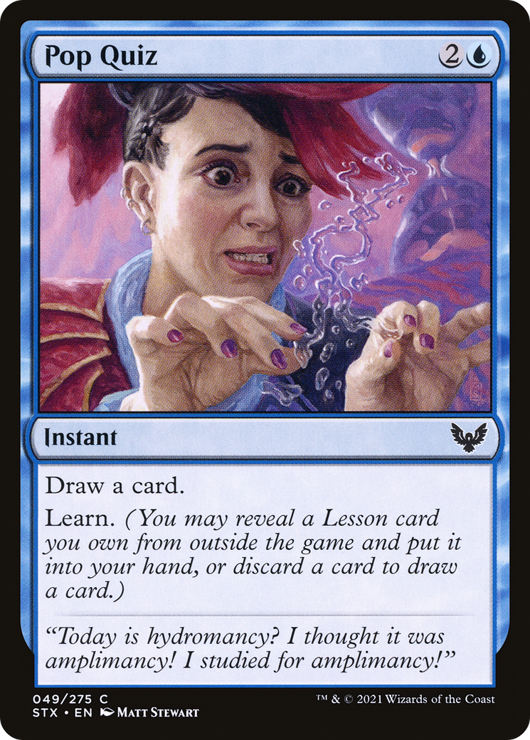 Pop Quiz Foil