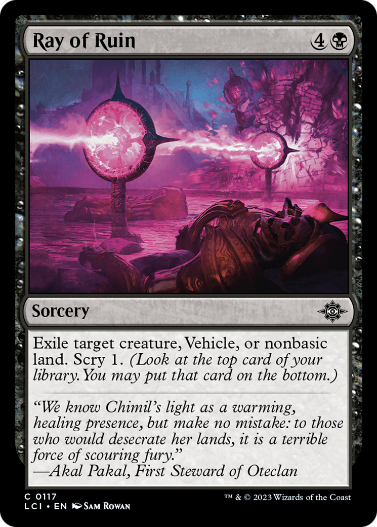 Ray of Ruin Foil