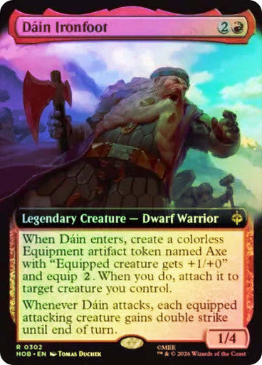 Dáin Ironfoot (Extended Art) Foil