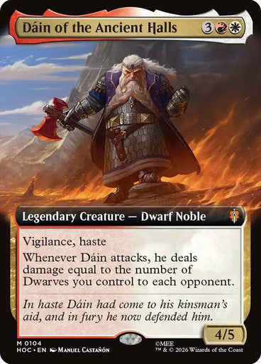 Dáin of the Ancient Halls (Extended Art)