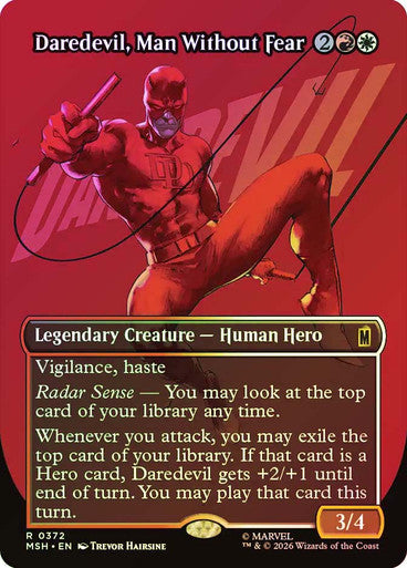 Daredevil, Man Without Fear (Borderless) Foil
