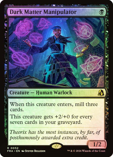 Dark Matter Manipulator Foil