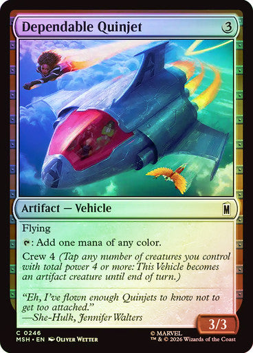 Dependable Quinjet Foil