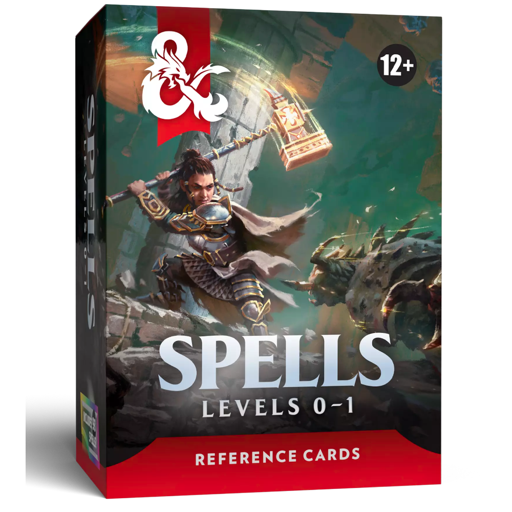 D&D: Spells Reference cards (0-1)