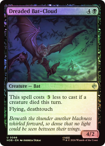 Dreaded Bat-Cloud Foil