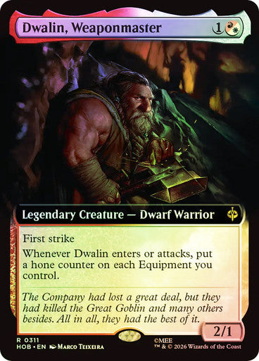 Dwalin, Weaponmaster (Extended Art) Foil