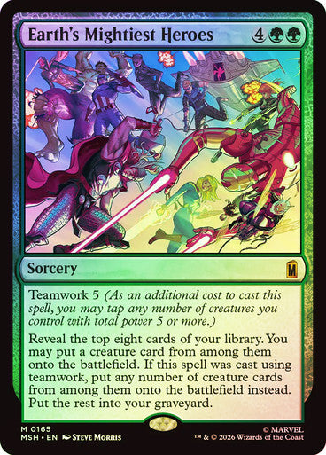 Earth's Mightiest Heroes Foil