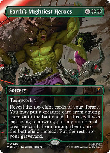Earth's Mightiest Heroes (Borderless)