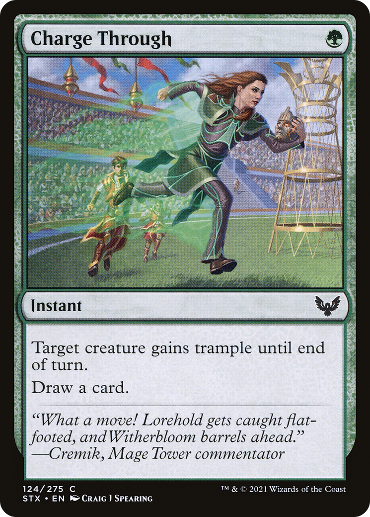 Charge Through Foil