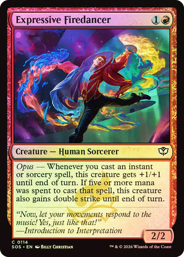 Expressive Firedancer Foil
