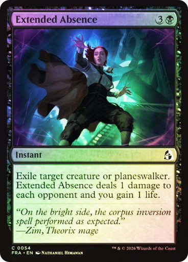 Extended Absence Foil