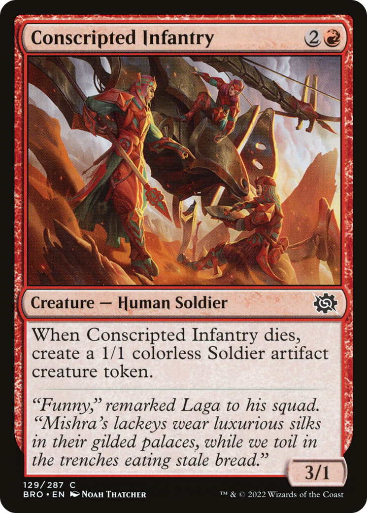 Conscripted Infantry Foil