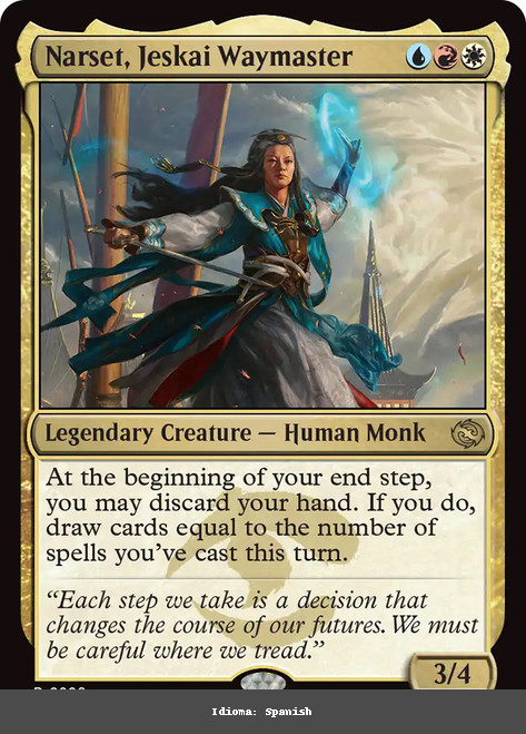 Narset, Jeskai Waymaster - Regular - Spanish