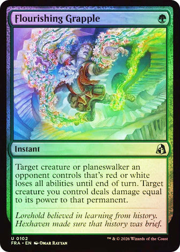 Flourishing Grapple Foil