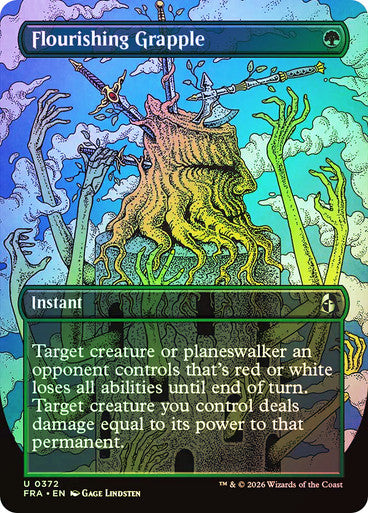 Flourishing Grapple (Borderless) Foil