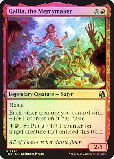 Gallia, the Merrymaker Foil