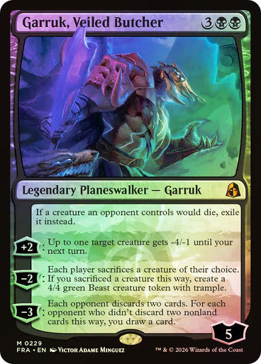 Garruk, Veiled Butcher Foil