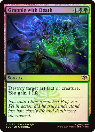 Grapple with Death Foil