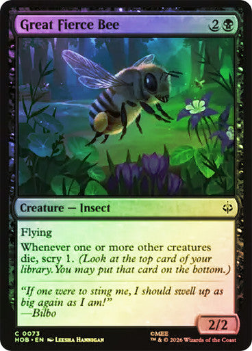 Great Fierce Bee Foil