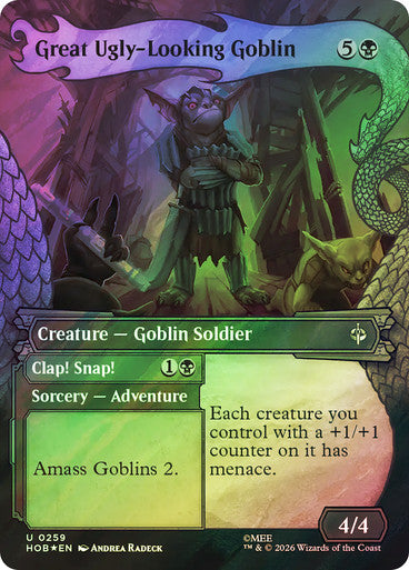 Great Ugly-Looking Goblin // Clap! Snap! (Showcase) Surge Foil