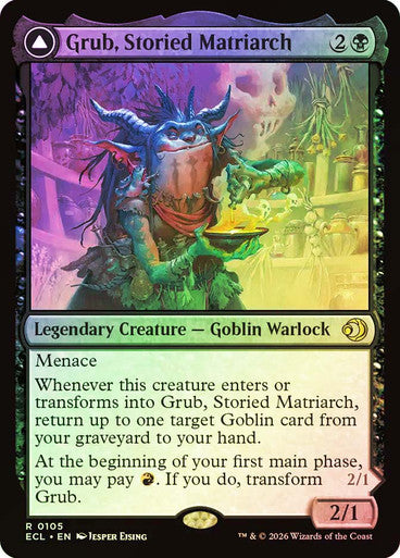 Grub, Storied Matriarch // Grub, Notorious Auntie (Default) Foil