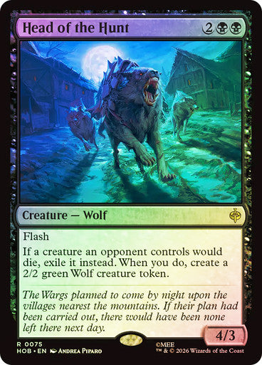 Head of the Hunt Foil