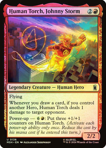 Human Torch, Johnny Storm Foil
