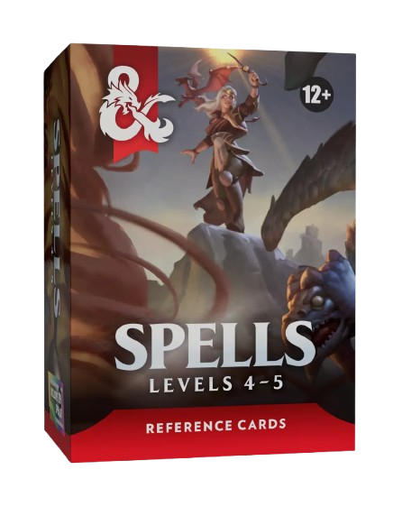 D&D: Spells Reference cards (4-5)