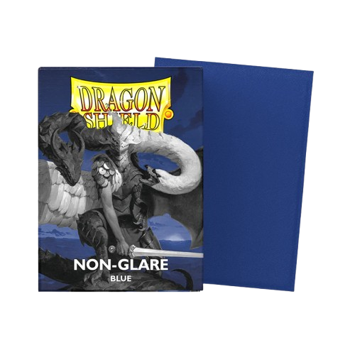 100 Micas Dragon Shield Blue - Non-Glare Sleeves - Standard Size