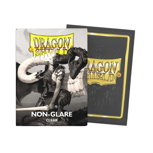 100 Micas Dragon Shield Clear - Non-Glare Sleeves - Standard Size