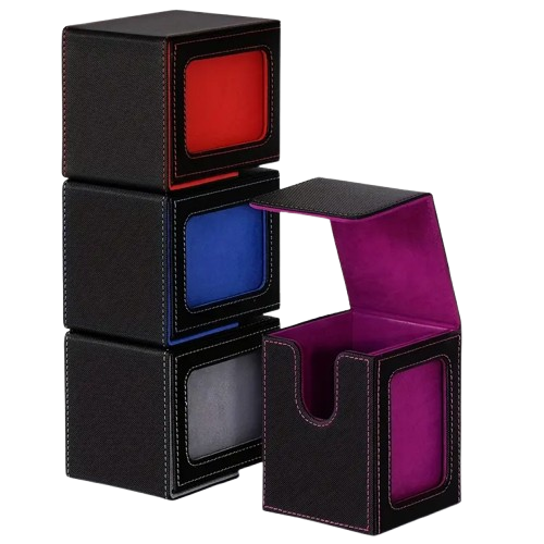 DeckBox con ventana magnetico