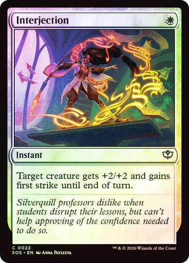 Interjection Foil
