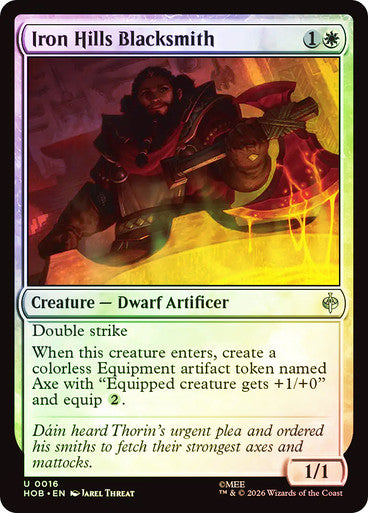 Iron Hills Blacksmith Foil