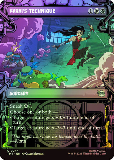 Karai's Technique (Sewer Frame) Foil