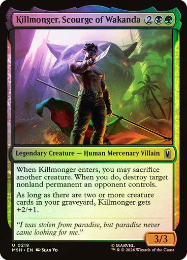 Killmonger, Scourge of Wakanda Foil