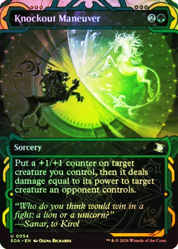Knockout Maneuver (Showcase) Foil
