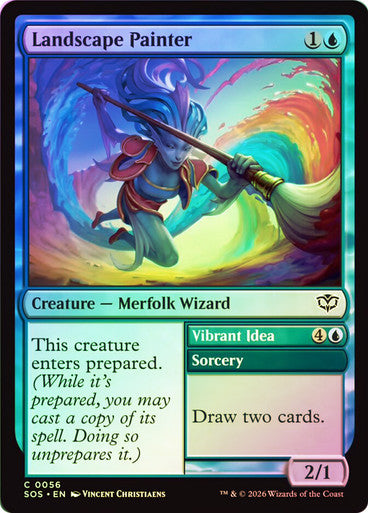 Landscape Painter // Vibrant Idea Foil