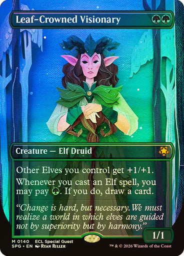 Leaf-Crowned Visionary (Borderless) Foil