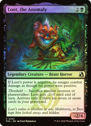 Loot, the Anomaly Foil
