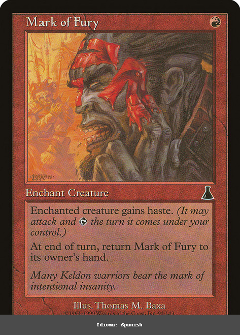 Mark of Fury - Spanish