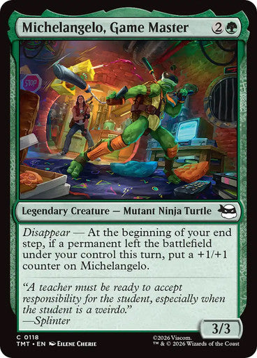 Michelangelo, Game Master