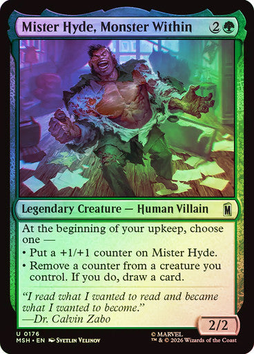 Mister Hyde, Monster Within Foil