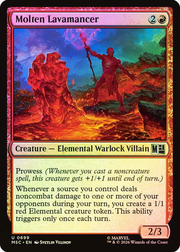 Molten Lavamancer Foil