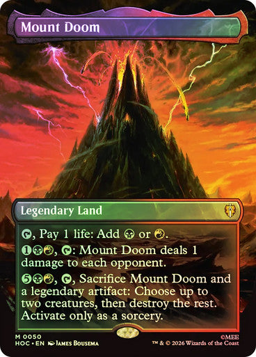 Mount Doom (Borderless) Foil