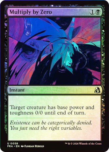 Multiply by Zero Foil