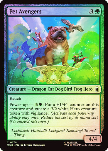 Pet Avengers Foil