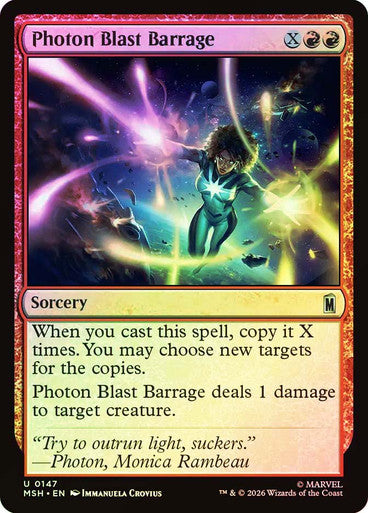 Photon Blast Barrage Foil