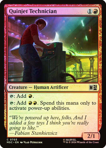Quinjet Technician Foil