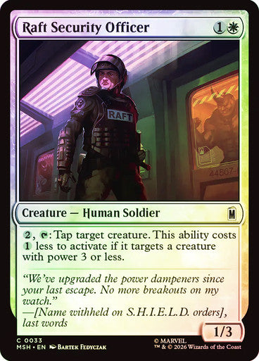 Raft Security Officer Foil